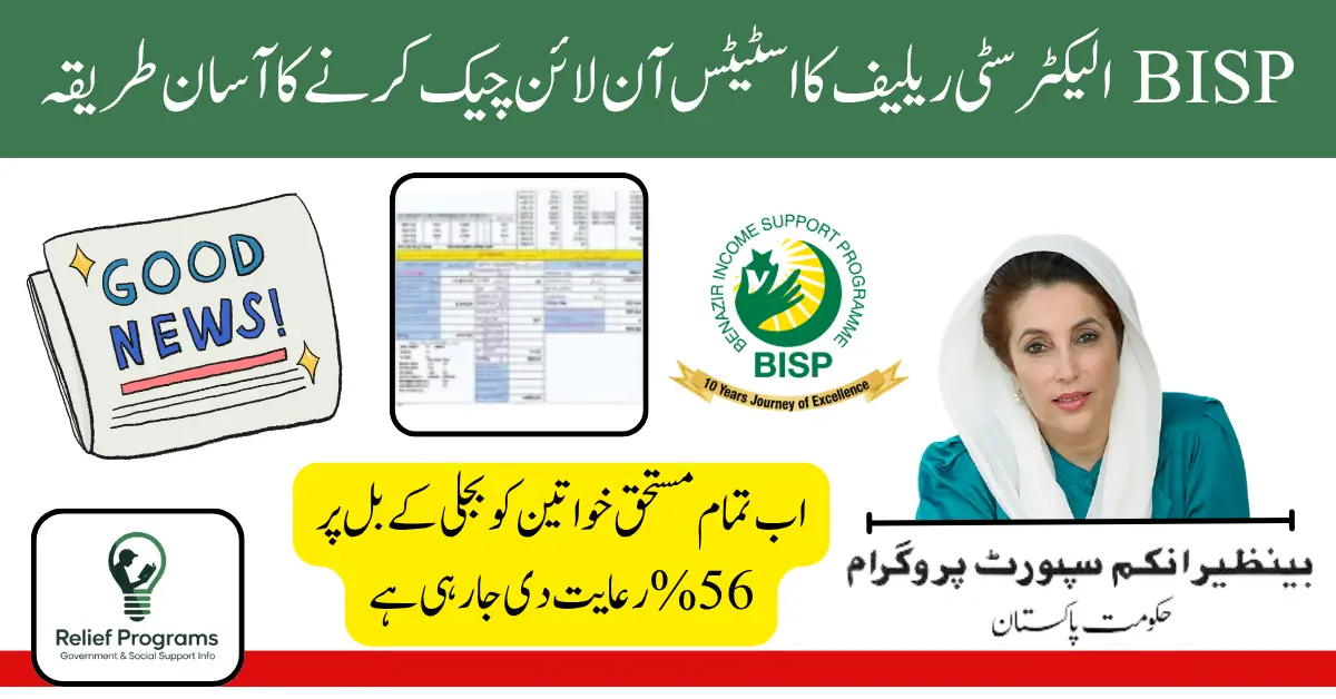 BISP Electricity Relief 2026