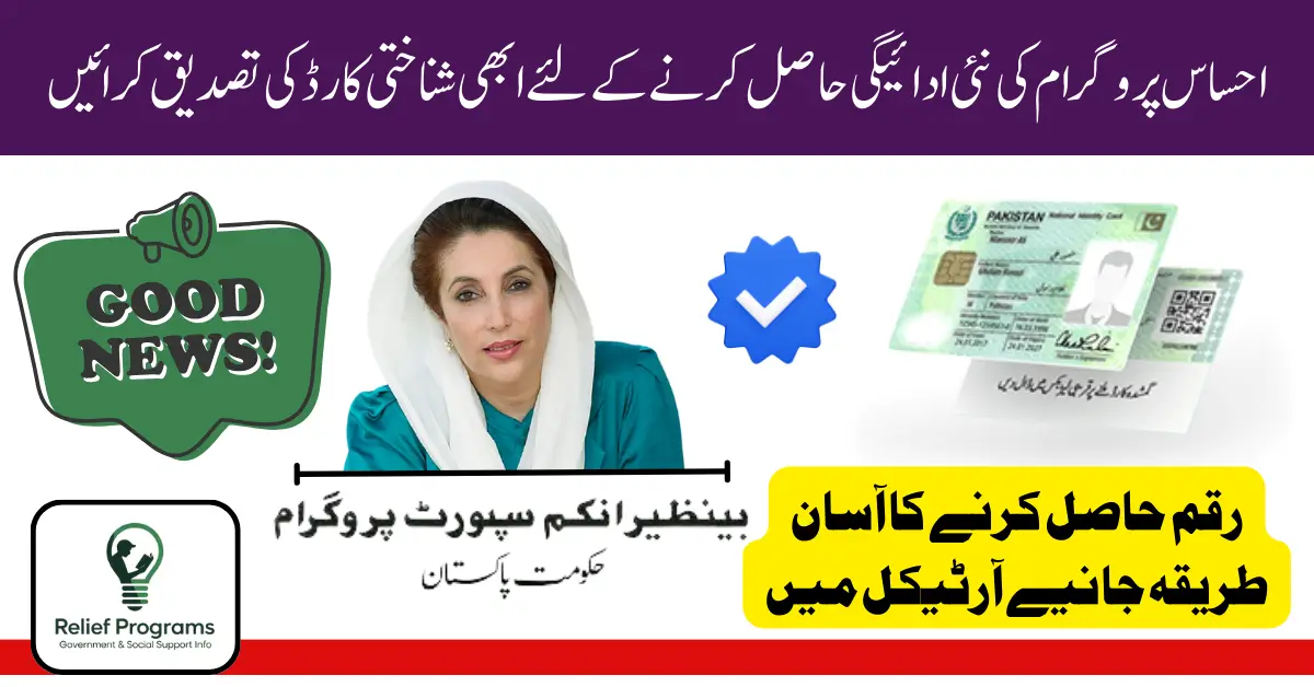 Ehsaas Program CNIC Check Online 25000